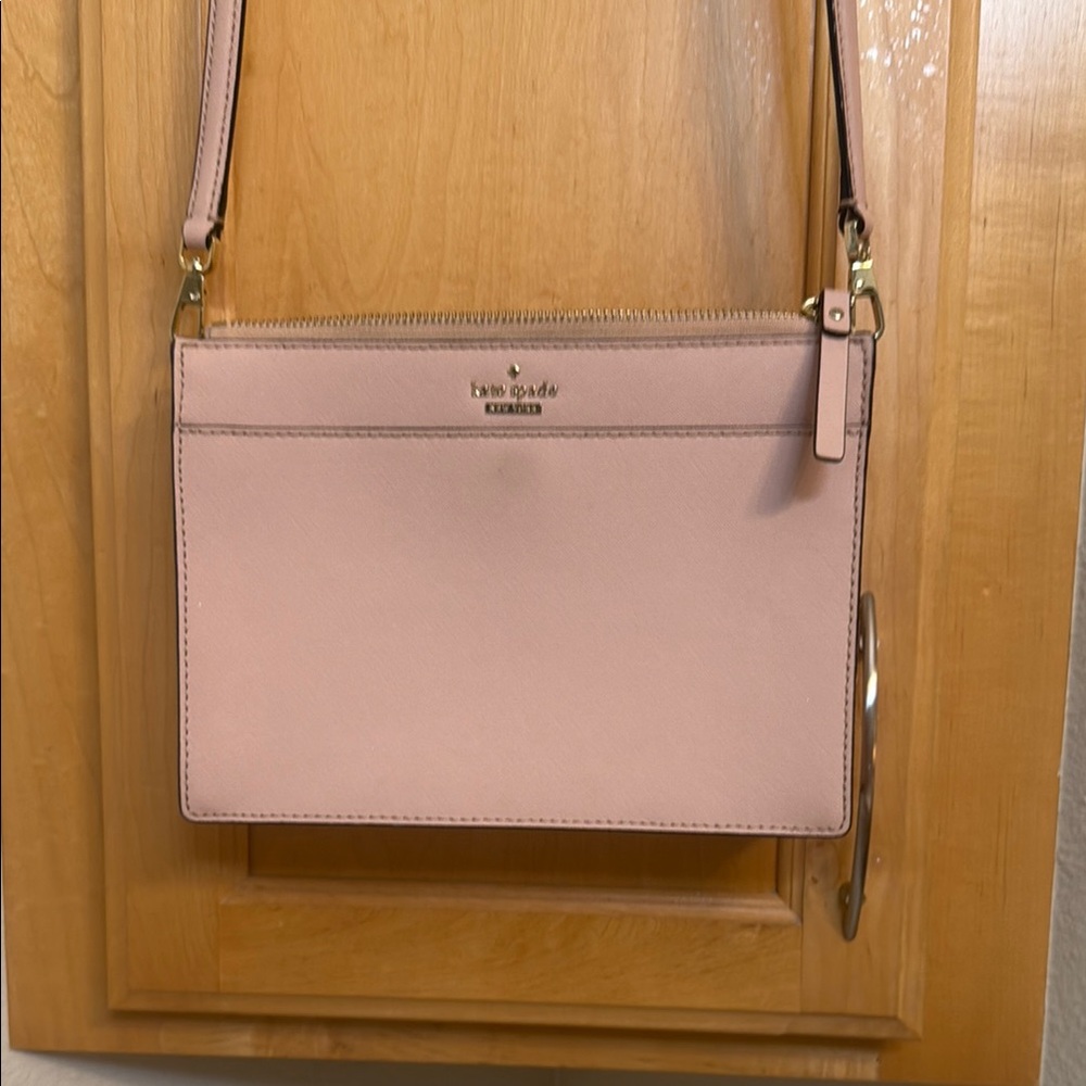 Kate Spade Pink Crossbody Bag with Minimalist Design
